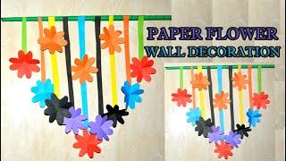 DIY Paper Flower Wall Hanging