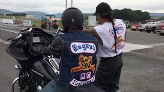 Pagans Take Over Motorcycle Drag Race