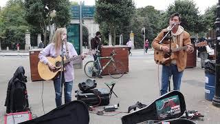 Bob Marley's "Redemption Song" with Jacob Koopman and Zoe Clarke. (unrehearsed Duet).