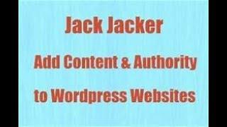 Jack Jacker Plugin Demo