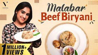 Malabar Beef Biryani | Yummy Side Dish | Kanthari Milagai Pachadi | Gunpowder Egg Fry | Cook with VV