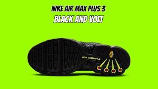 Nike Air Max Plus 3 Black and Volt