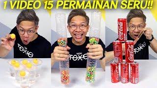 1 VIDEO 15 PERMAINAN!! KALIAN WAJIB COBA DI RUMAH AJA!!