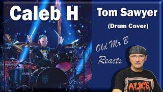 Rush - Tom Sawyer - Drum Cover - Caleb H ~ Age 6 (Reaction)