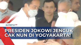 Ditemani Mensetneg Pratikno, Presiden Jokowi Jenguk Cak Nun di RSUP Sardjito Yogyakarta!