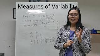 Statistics in Assessment(Measures of Variability)