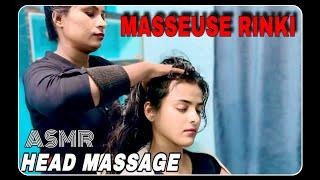 ULTIMATE RELAXING HEAD MASSAGE FOR STRESS RELIEF ASMR NO TALKING | Indian Masseuse Rinki  #asmr