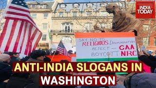 Washington: Anti-India Slogans Raised At Gandhi Square, Outside Indian Embassy