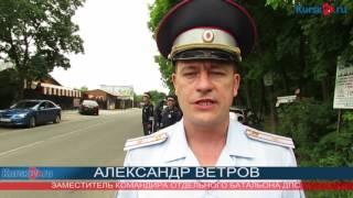 В Курске сотрудники ДПС поймали "байкера -лихача"