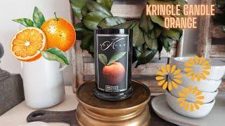 Kringle Candle Review: Orange (Reserve)