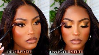 Detailed* START TO FINISH EYESHADOW TUTORIAL FOR  BEGINNERS IN 2025 + EYELINER & EYELASH APPLICATION