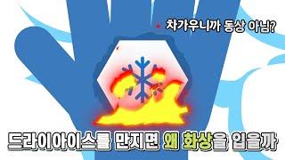 드라이아이스는 차가운데 왜 맨손으로 만지면 화상을 입을까