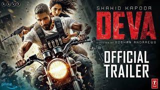 Deva  | Official Trailer | Shahid Kapoor | Pooja Hegde | Pavail Gulati | Kubbra Sait | Concept