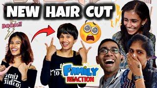 VEETIL PARAYATHE NEW HAIR CUT | Njan boy cut cheythuuuu | family reaction | thejathangu
