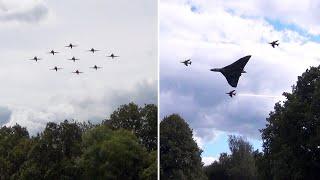 Vintage Aircraft Appearing Over The Tree Tops at Dunsfold Airshow