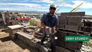 Allan Block Courtyard retaining wall | Victory Greens