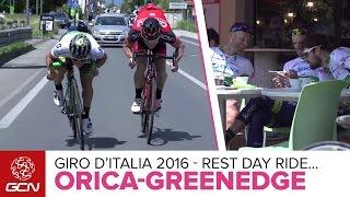 Rest Day Ride With Orica-GreenEDGE – Sprint Tips With Caleb Ewan + Coffee With Esteban Chaves