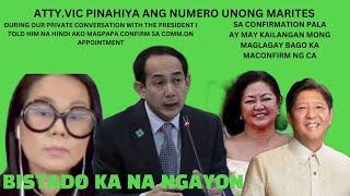 ATTY. VIC PINAHIYA ANG NUMBER ONE MARITES NG BAYAN