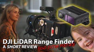 DJI LiDAR Range Finder | A SHORT Review with my RED KOMODO 6K