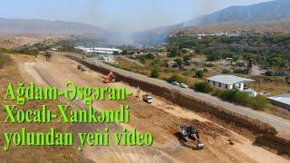 Ağdam-Əsgəran-Xocalı-Xankəndi yolu tam yenilənir