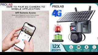 New Camera Solar 4g 12x zoom camera ll How to Configure4g camera ll Prolab UK  ll New product