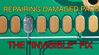 How To Repair Damaged /Missing PCB Pads - INVISIBLE Fix  #soldering