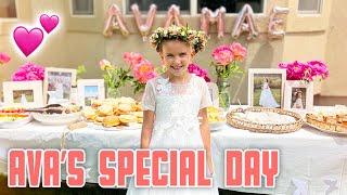 AVA'S SPECIAL DAY | LATTER DAY SAINT BAPTISM DAY | AVA BINGHAM TURNS EIGHT