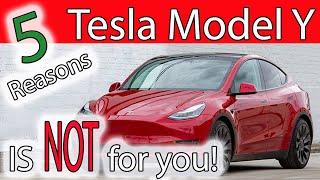 5 Reasons why Tesla Model Y is not for you - Range, speed, space