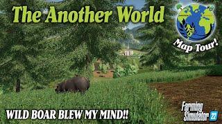 BEST ANIMAL PEN EVER!! “THE ANOTHER WORLD” MOD MAP TOUR! | Farming Simulator 22 (Review) PS5.