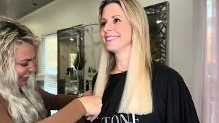 Installing Hair Extensions using The Swan Method