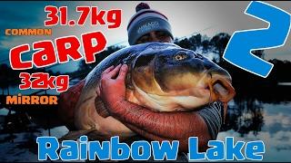 Rainbow Lake 2 / Mirror carp 32kg Common carp 31,70kg