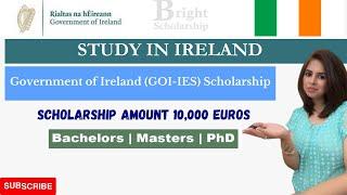 Government of Ireland/ International Education Scholarships 2024-2025/ Application process