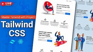  Tailwind CSS Tutorial For Beginners In Hindi | Complete Responsive Website With Tailwind CSS