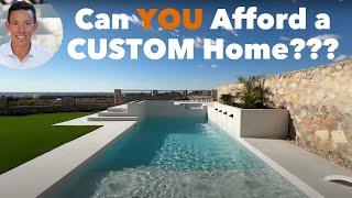 How MUCH Does it Cost to Build a CUSTOM Home in El Paso Texas? | 7437 Caveson Ct.