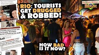 Rio : Tourist robberies killing nightlife! | New zombie drug: Stay safe at party & beach