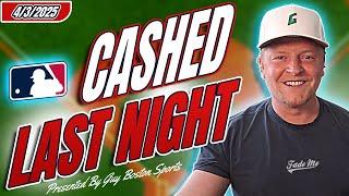 MLB Picks Today 4/3/2025 | FREE MLB Best Bets, Predictions, and Player Props!