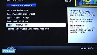  How To Reset & Format Hard Drive On Dstv Explora Decoder