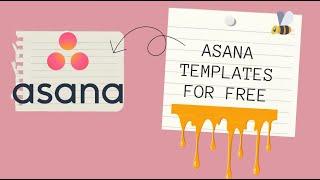 How to Create Task Templates on ASANA (FREE VERSION)