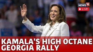 Kamala Harris LIVE | VP Kamala Harris Georgia Campaign Rally LIVE | Harris Speech LIVE | N18G