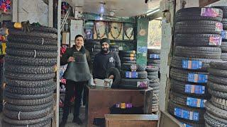 Starting Cost ₹0.70| यहां Wholesale से भी कम रेट मिलेगा! Tyre & Accessories Wholesale Market