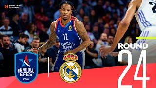 Efes takes thriller with Real to stay alive! | Round 24, Highlights | Turkish Airlines EuroLeague