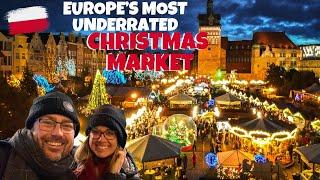 Christmas Market FOOD TOUR! Gdansk POLAND!!