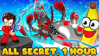 Catching ALL SECRET Fish with BROKEN ROTFF / ROTEK Buff on Roblox Fisch! (It Only Takes 1 Hour!)