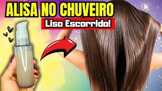 Use Esse SHAMPOO Caseiro ALISANTE que Deixará seu Cabelo LISO PERFEITO NO CHUVEIRO