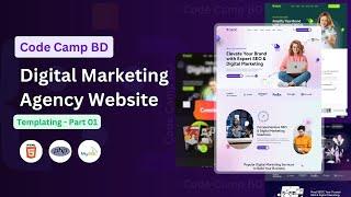 Digital Marketing Agency Website in PHP | Templating | Part - 01