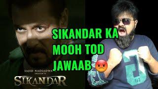 SIKANDAR TEASER REVIEW BY AAMIR ANSARI | SALMAN KHAN |SAJID NADIADWALA | A R MURUGADOSS