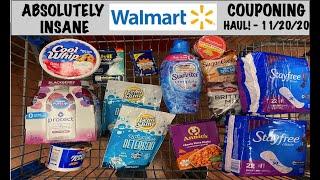 ABSOLUTELY INSANE WALMART COUPONING HAUL! ~ 11/20/20