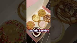 Trying and Rating Crumbl Cookies  #food #cookies #shorts