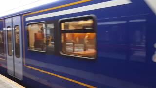 De nieuwe Arriva FLIRT 3 stoptrein te Roermond Station op 25 december 2016