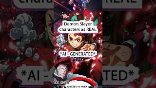 AI Demon Slayer Characters: Anime to Reality!   Pt.1 // Stable Diffusion. Ai Art